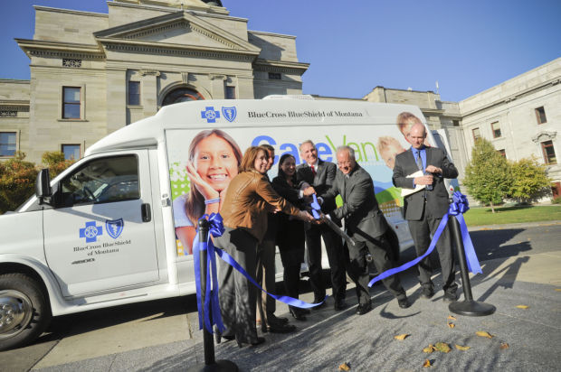 Care Van ribbon cutting